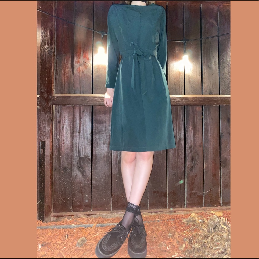 Forest green Orange Creek Los Angeles dress